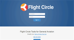 Desktop Screenshot of flightcircle.com